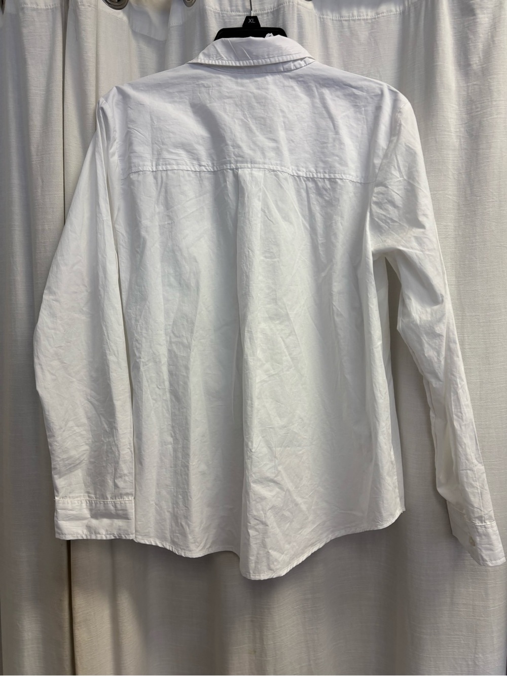 Maeve Shrunken Bennet Button-Down Shirt - White - Picture 9 of 12